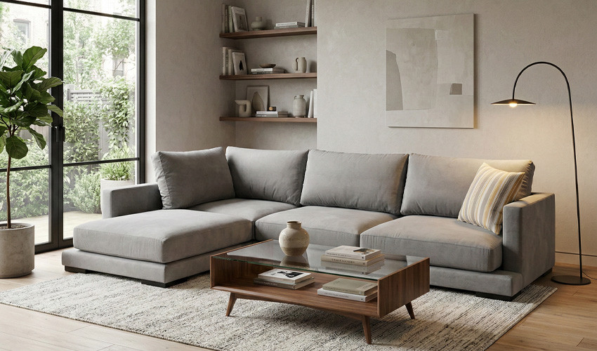 TF13000 Sofá chaiselongue disponible en 4, 3, 2 y 1 Plazas