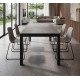 Mesa con Tapa porcelánica disponible en diferentes medidas Ref M113