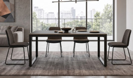 Mesa con Tapa porcelánica disponible en diferentes medidas Ref M115
