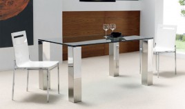 Mesa de Comedor con Patas en Acero Ref L72000