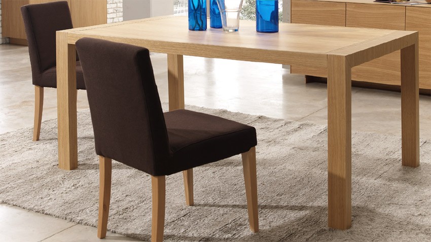 Mesa de Comedor extensible acabado en Roble Mesa de Comedor extensible acabado en Roble