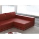 D49100 Sofá chaiselongue de diseño de lineas rectas disponible también en rinconera y en 3,2 y 1 plazas