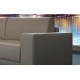 D49200 Sofá de diseño de lineas rectas disponible con chaiselongue y en rinconera