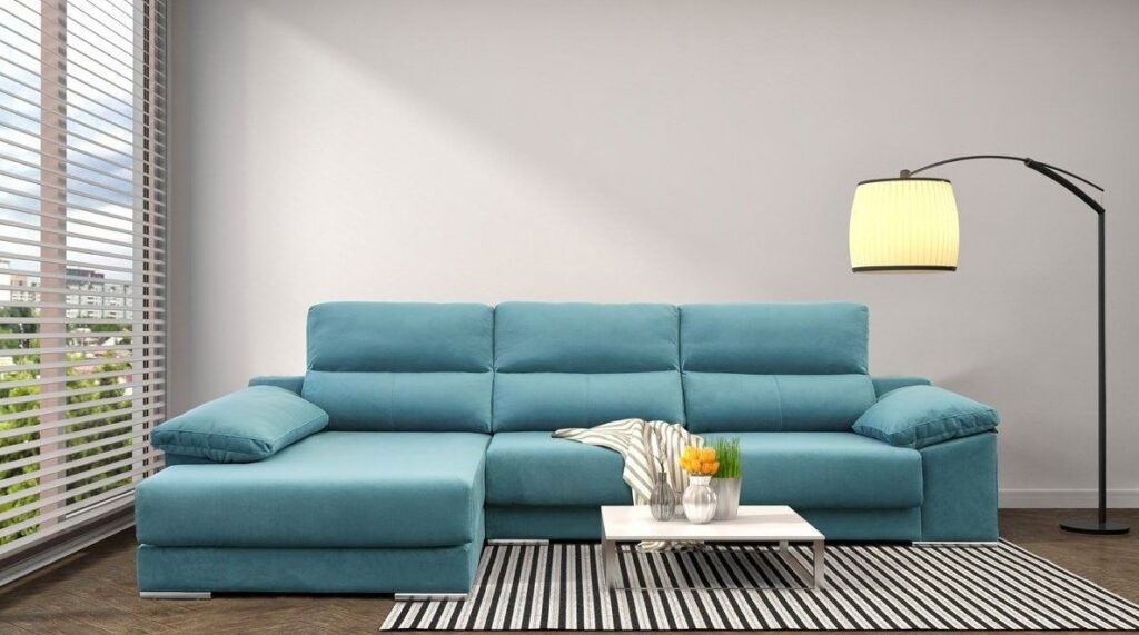 Consejos prácticos para diseñar el salón; cuando colocar en el salón un sofá  chaise longue y cuando no conviene hacerlo