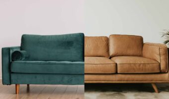 Sofás de piel vs sofás de tela: comparativa de materiales