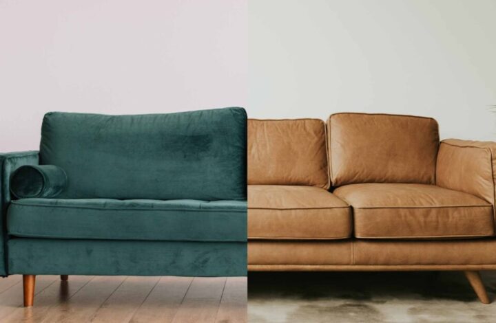 Sofás de piel vs sofás de tela: comparativa de materiales